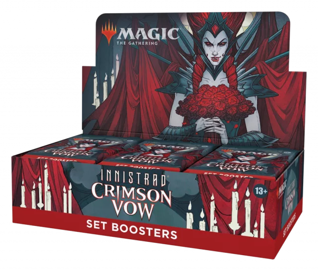 Karetní hra Magic: The Gathering Innistrad: Crimson Vow - Set Booster Box (30 boosterů)