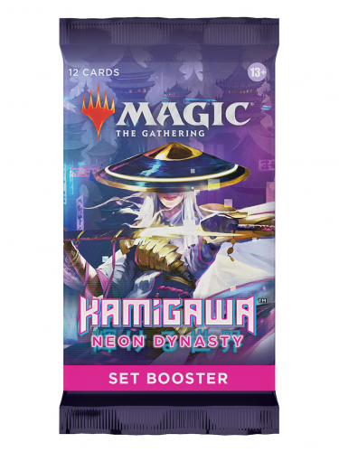 Karetní hra Magic: The Gathering Kamigawa: Neon Dynasty - Set Booster (12 karet)