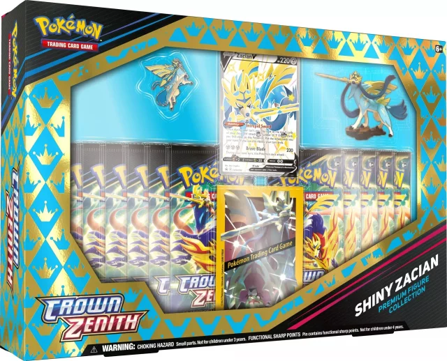 Karetní hra Pokémon TCG: Crown Zenith - Premium Figure Collection (Shiny Zacian)