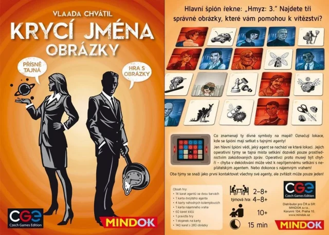 Desková hra Krycí jména - Obrázky