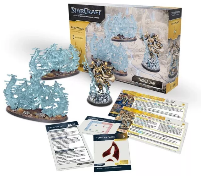 Figurková hra StarCraft - Tabletop Miniature Game - Protoss - Tassadar (3 figurky) - Desková hra
