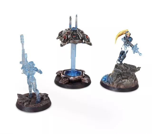 Figurková hra StarCraft - Tabletop Miniature Game - Terran - Nova Terra & Sabotage Drone (3 figurky) - Desková hra