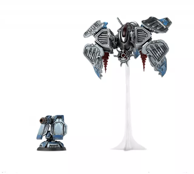 Figurková hra StarCraft - Tabletop Miniature Game - Terran - Raven & Auto-Turret (2 figurky) - Figurková hra (wargaming)