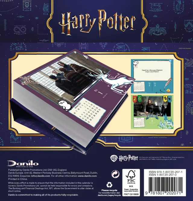 Kalendář Harry Potter 2027 (stolní)