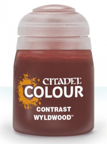 Citadel Contrast Paint (Wyldwood) - kontrastní barva - hnědá