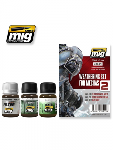 Sada barev Mig Jimenez Weathering Set - Mechas (7429)