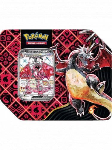 Karetní hra Pokémon TCG: Scarlet & Violet Paldean Fates Premium Tin - Tera Charizard ex