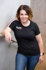 Tričko dámské Mass Effect - N7 Stripe Logo