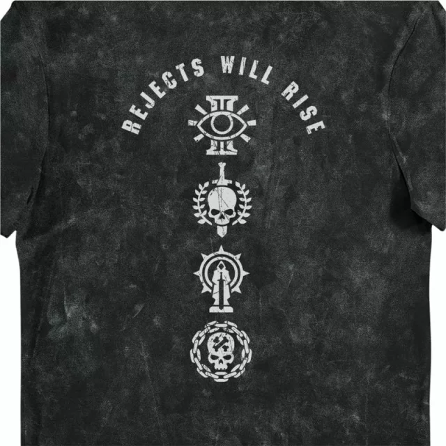 Tričko Warhammer 40,000: Darktide - Rejects Will Rise