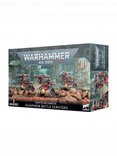 W40k: Adeptus Mechanicus - Kataphron Battle Servitors (3 figurky)