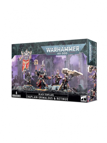 W40k: Black Templars - Grimaldus and Retinue (4 figurky)