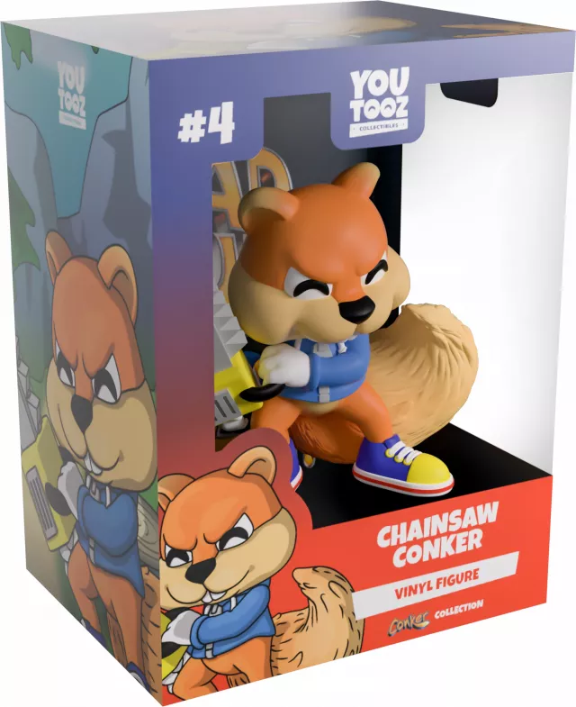 Figurka Conker's Bad Fur Day - Chainsaw Conker (Youtooz Conker's Bad Fur Day 4)