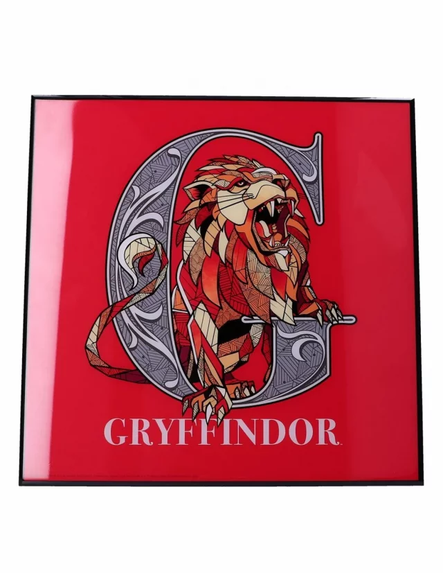 Obraz Harry Potter - Gryffindor Crystal Clear Art Pictures (Nemesis Now)